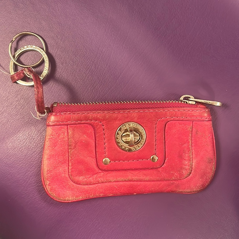 Pink coin purse